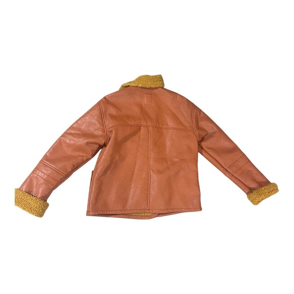 Free People We the Free Kaja Bonded Vegan Jacket Shearling Sz XS - Picture 3 of 5